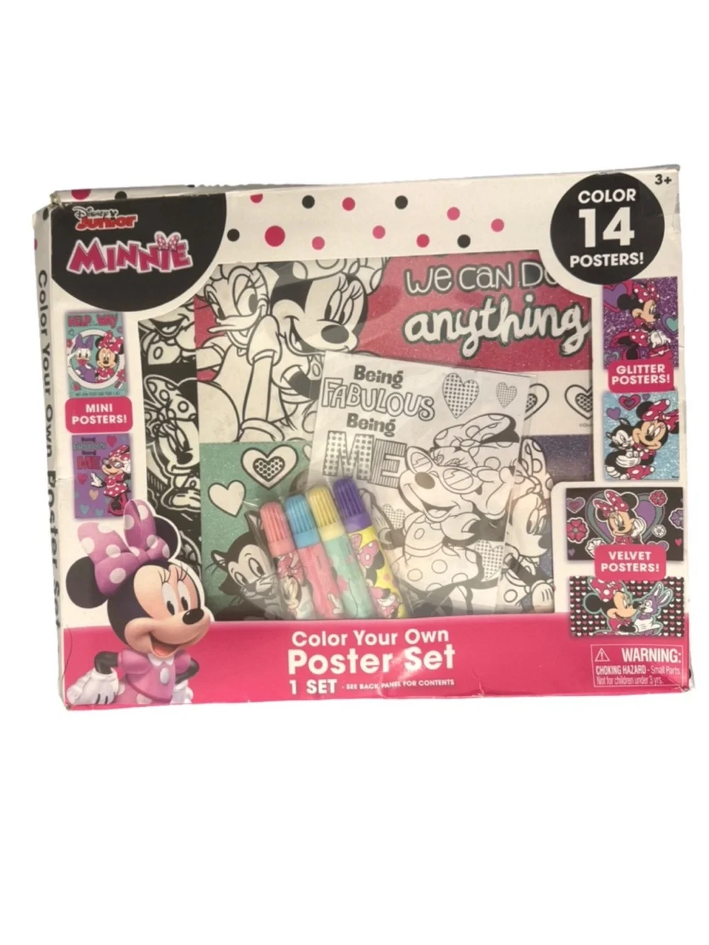 Disney Color Your Own Posters Set with Markers